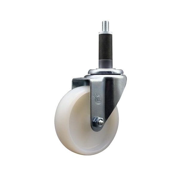 Service Caster 4'' Nylon Wheel Swivel 1'' Expanding Stem Caster SCC-EX20S414-NYS-1 - main